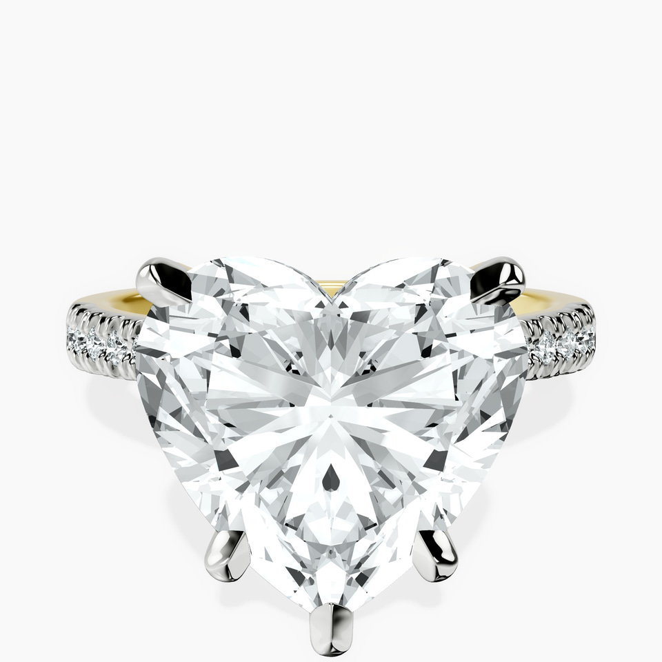 14kt Yellow Gold Amy Tapered Eternity Lab Diamond Ring front image