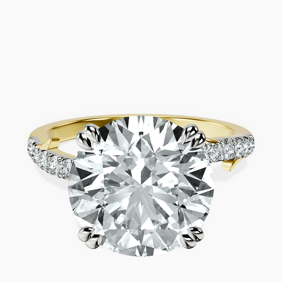 10kt Yellow Gold Phoebe Twigs Lab Diamond Ring front image