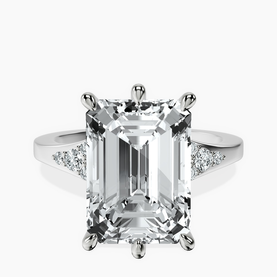 10kt White Gold Celestial Splendor Lab Diamond Ring front image