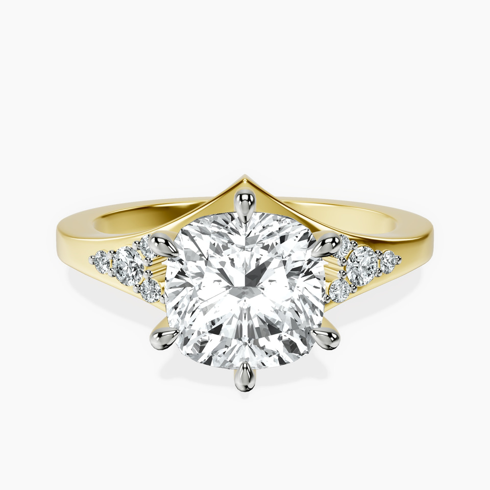 14kt Yellow Gold Celestial Splendor Lab Diamond Ring front image