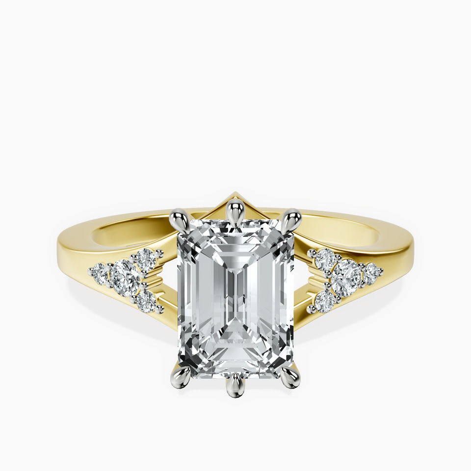 9ct Yellow Gold Celestial Splendor Lab Diamond Ring front image