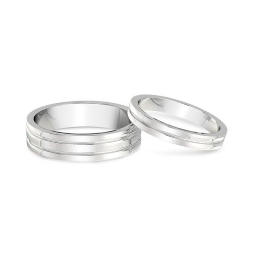 Passion Couple Rings front view