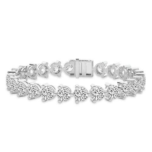 Anahita Round Lab Diamond Tennis Bracelet front view