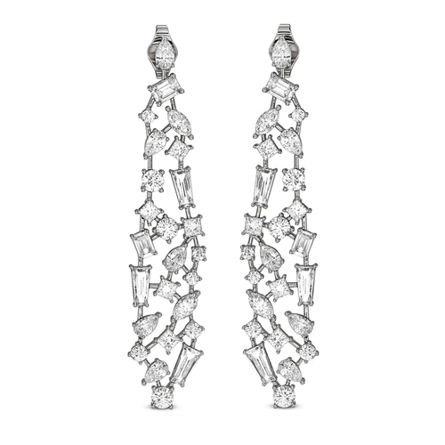 Waterfall Dangling Earrings front view