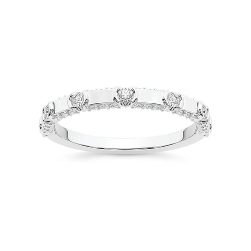 Solne Wedding Band front view