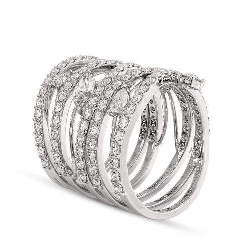 Ivy Cocktail Ring left view