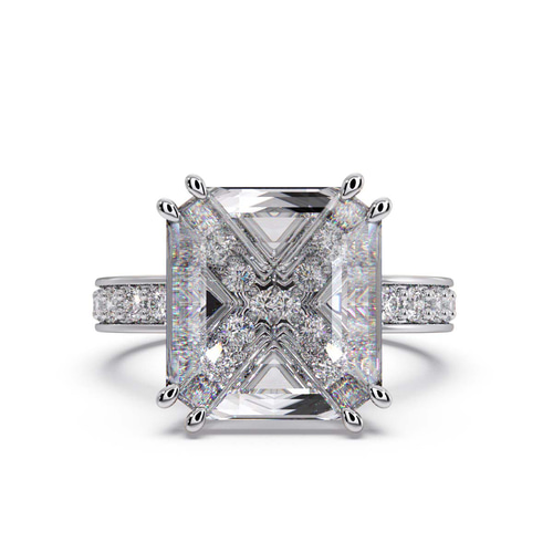 Sheer Cocktail Ring front view