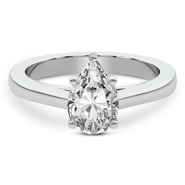 Teagan Solitaire 2mm Lab Diamond Ring front view