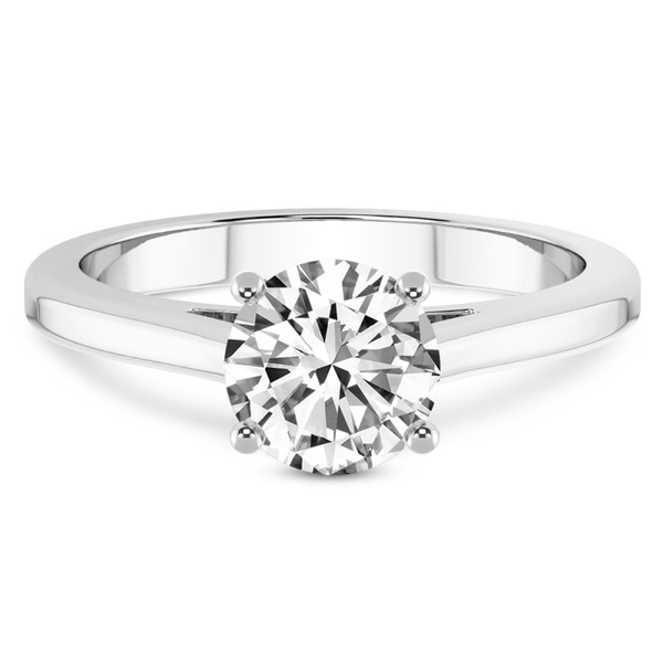 Siran Secret Halo Lab Diamond Ring front view