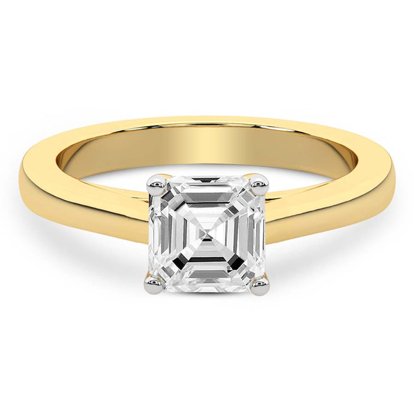 Teagan Solitaire 1.5mm Lab Diamond Ring front view
