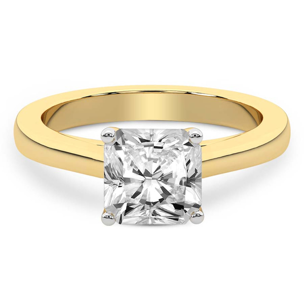 Teagan Solitaire 1.5mm Lab Diamond Ring front view