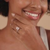Platinum Venetia Half Eternity Lab Diamond Ring video two