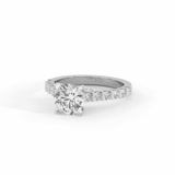 18kt Yellow Gold Austria Cathedral Lab Diamond Ring video