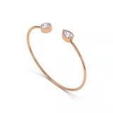 14kt Rose Gold Aurea Flexi Lab Diamond Bangle Bracelet (1 Ct. Tw.) video