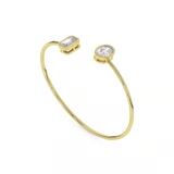 14kt Yellow Gold Eden Bezel Flexi Lab Diamond Bangle Bracelet (1 Ct. Tw.) video