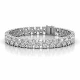 14kt White Gold Isidora Round Double Row Lab Diamond Tennis Bracelet (4 Ct. Tw.) video