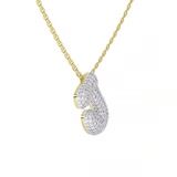 10kt Yellow Gold Lab Diamond Initial J Necklace (1 Ct. Tw.) video