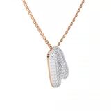9ct Rose Gold Lab Diamond Initial A Necklace (1 Ct. Tw.) video