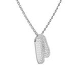 9ct White Gold Lab Diamond Initial A Necklace (1 Ct. Tw.) video