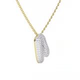 14ct Yellow Gold Lab Diamond Initial A Necklace (1 Ct. Tw.) video