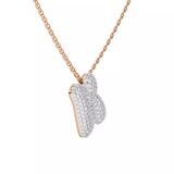 10kt Rose Gold Lab Diamond Initial K Necklace (1 Ct. Tw.) video