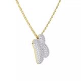 10kt Yellow Gold Lab Diamond Initial K Necklace (1 Ct. Tw.) video