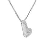 Platinum Lab Diamond Initial L Necklace (1 Ct. Tw.) video