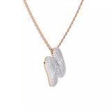 10kt Rose Gold Lab Diamond Initial N Necklace (1 Ct. Tw.) video