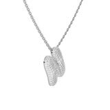 10kt White Gold Lab Diamond Initial N Necklace (1 Ct. Tw.) video