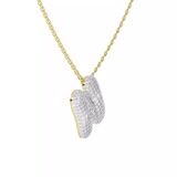 10kt Yellow Gold Lab Diamond Initial N Necklace (1 Ct. Tw.) video