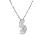 Platinum Lab Diamond Initial S Necklace (1 Ct. Tw.) video