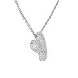 10kt White Gold Lab Diamond Initial Y Necklace (1 Ct. Tw.) video