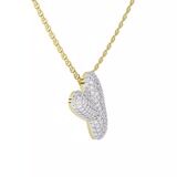 10kt Yellow Gold Lab Diamond Initial Y Necklace (1 Ct. Tw.) video