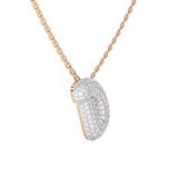 9ct Rose Gold Lab Diamond Initial D Necklace (1 Ct. Tw.) video