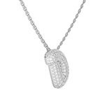 9ct White Gold Lab Diamond Initial D Necklace (1 Ct. Tw.) video