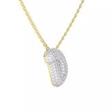 14ct Yellow Gold Lab Diamond Initial D Necklace (1 Ct. Tw.) video