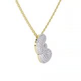 10kt Yellow Gold Lab Diamond Initial E Necklace (1 Ct. Tw.) video