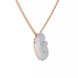 9ct Rose Gold Lab Diamond Initial G Necklace (1 Ct. Tw.) video