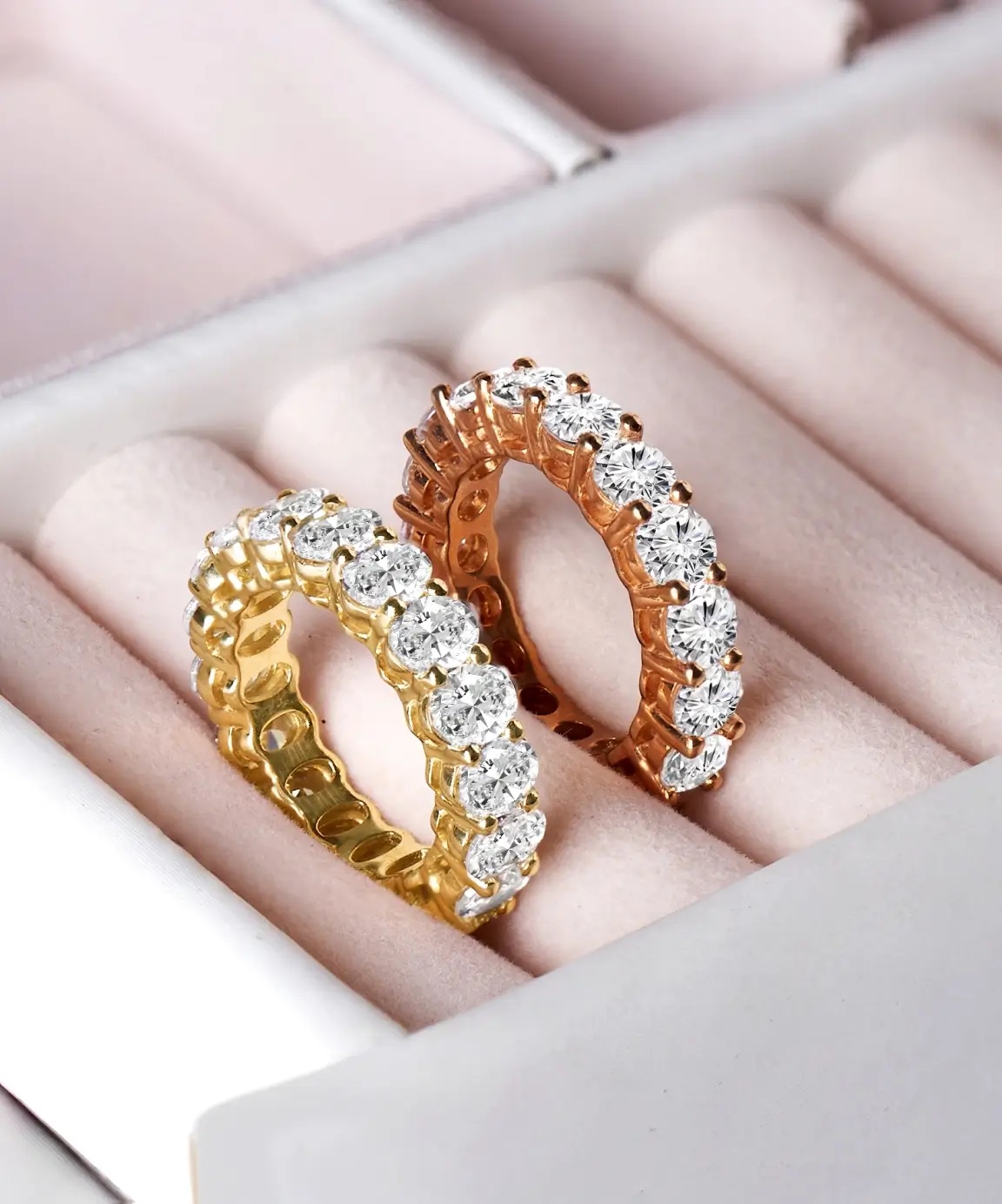 Joyalukkas 18k purity rose gold women ring : Amazon.in: Fashion