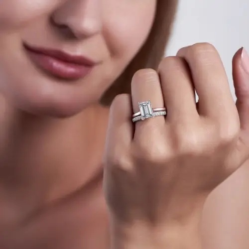 An Emblem of Elegance: Emerald Cut Vintage Engagement Rings