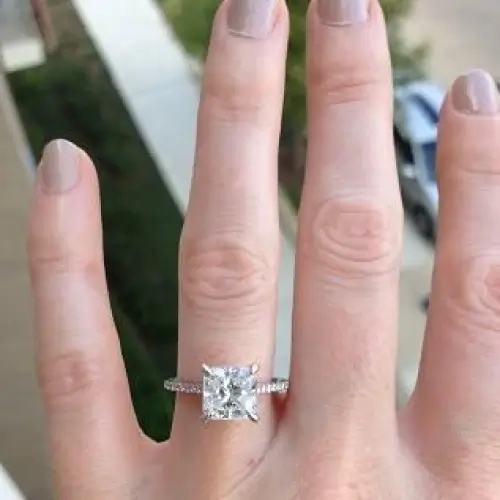The Beauty of Princess Cut Solitaire Engagement Rings