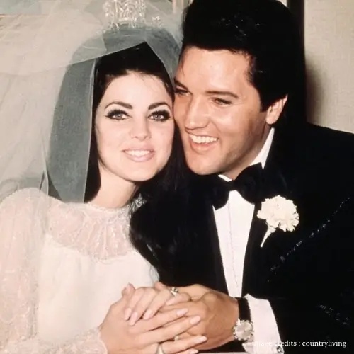 The Standout Engagement & Wedding Rings of the Presley Couple