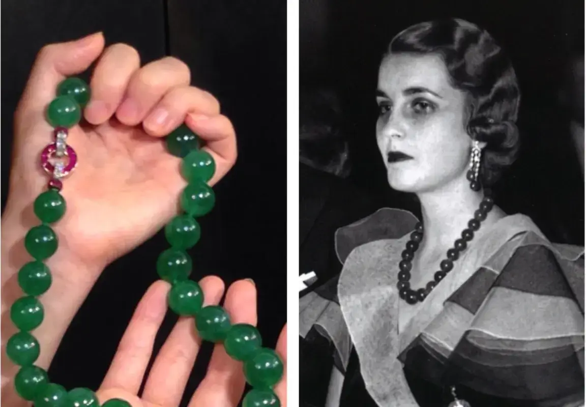 The Hutton-Mdivani Jadeite Beads Necklace