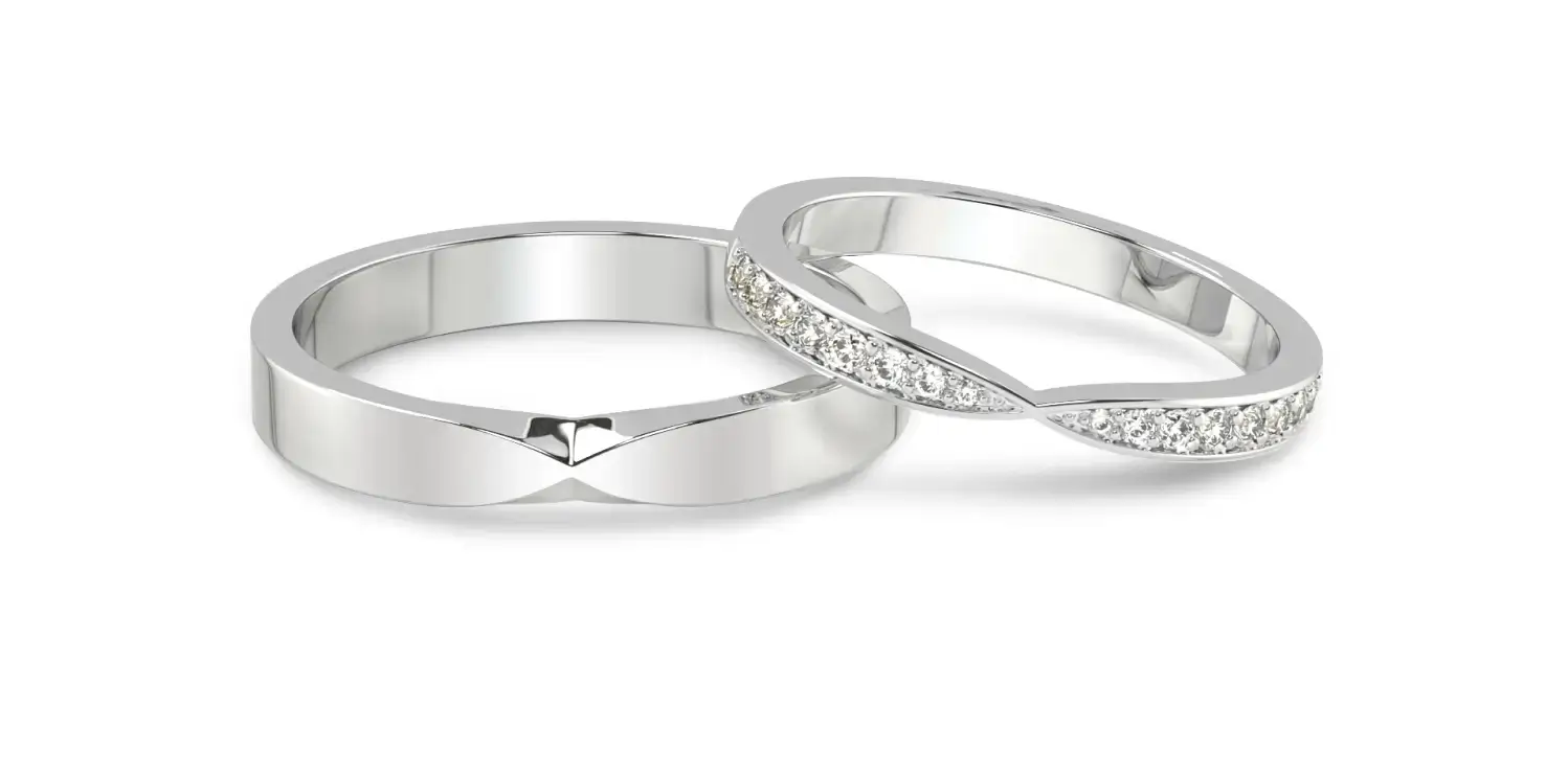 Diamond Couple Rings