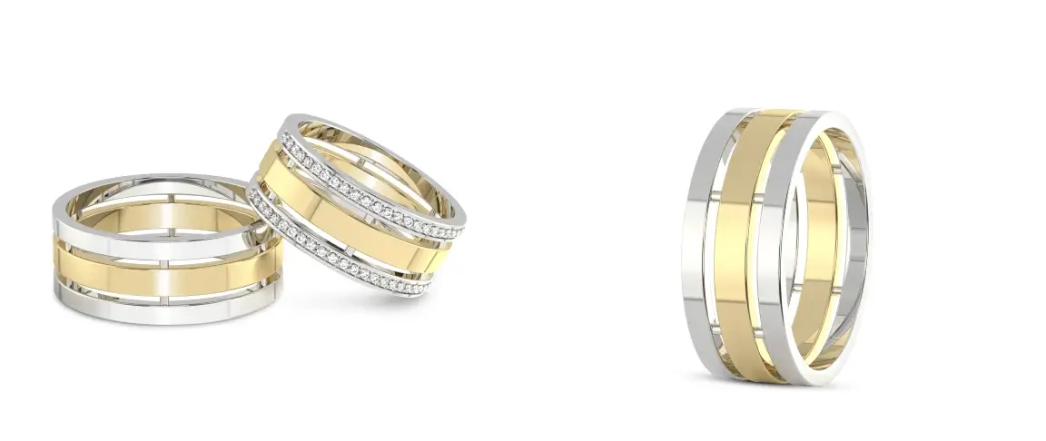 Unfading Love Couple Rings