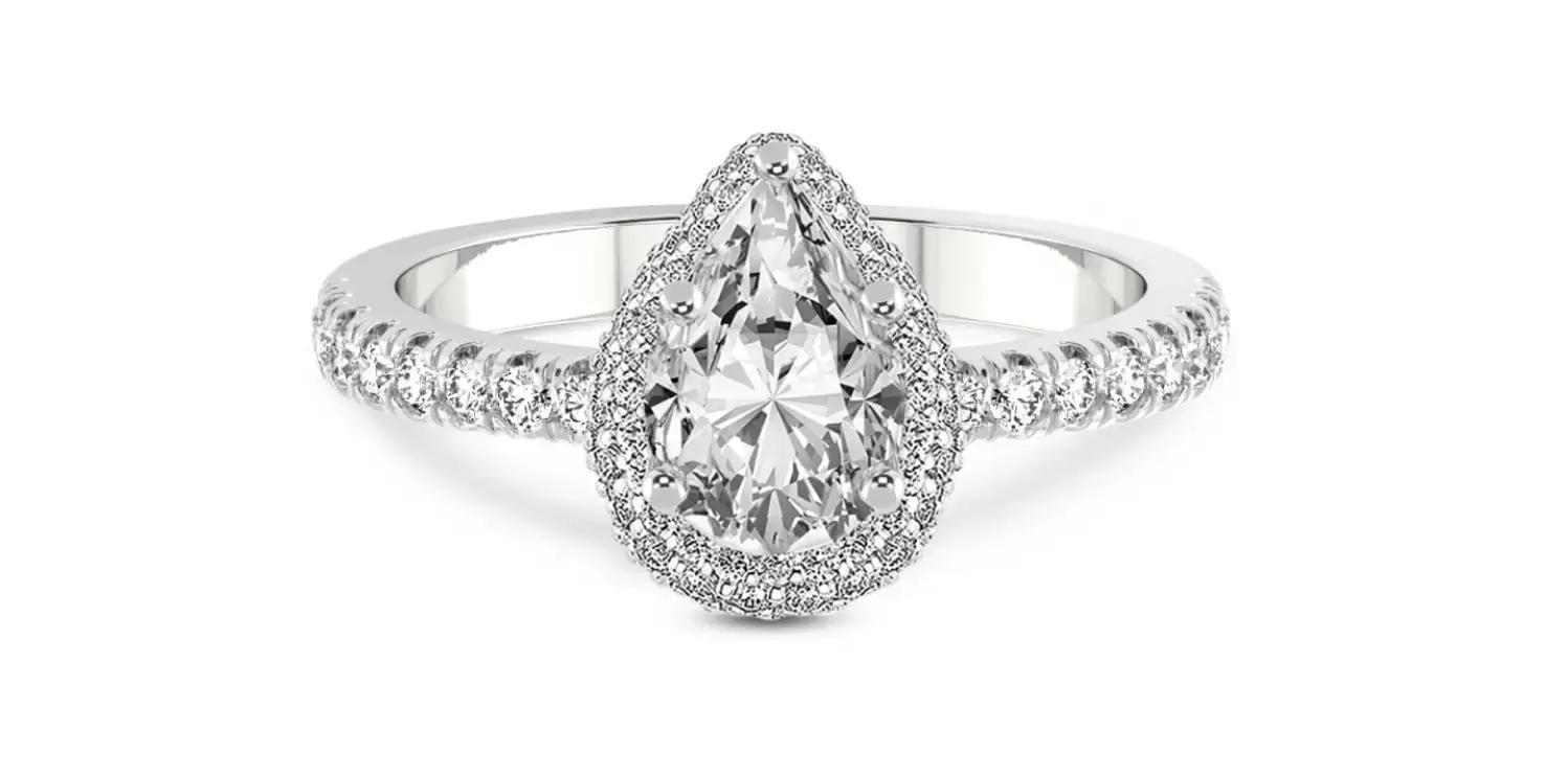 Amarya Halo Diamond Ring
