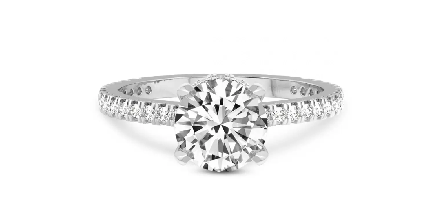 Myra Secret Halo Diamond Ring