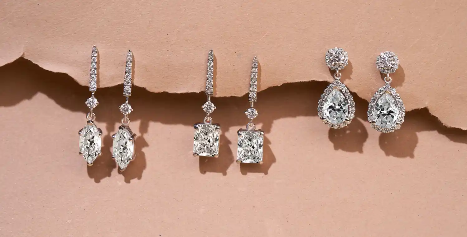 Shop Diamond Drop Earrings