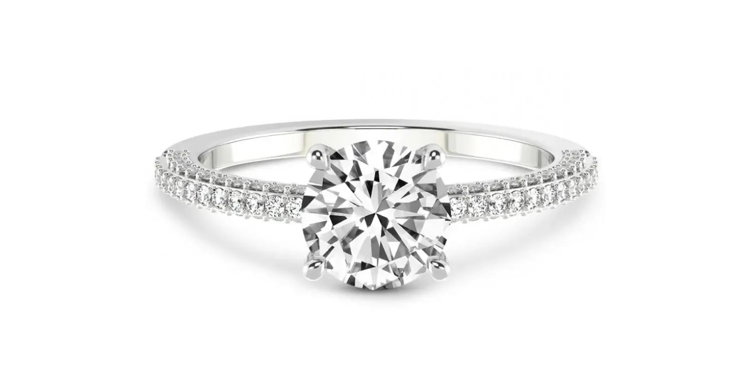 Grace Micro Pave Eternity Ring