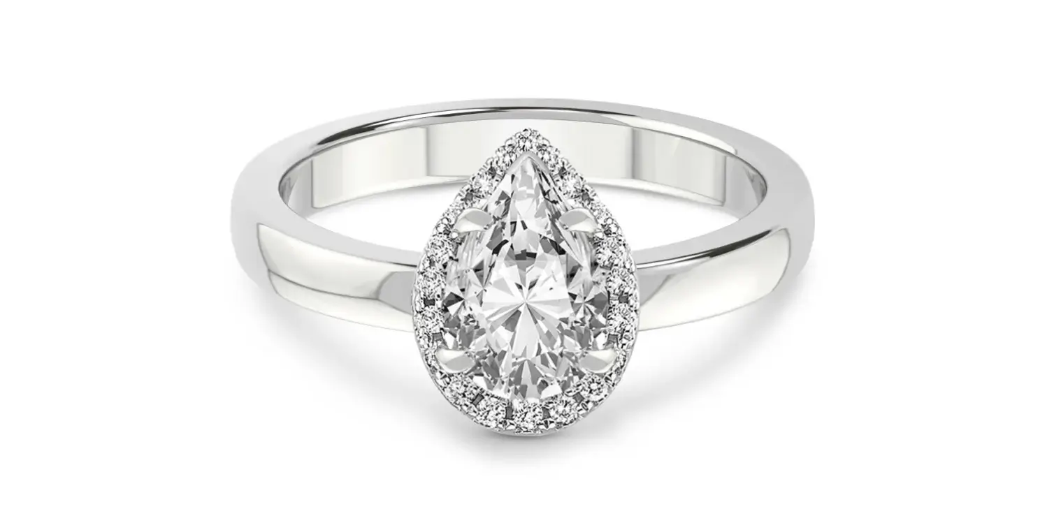  Explore Pear Halo Engagement Rings